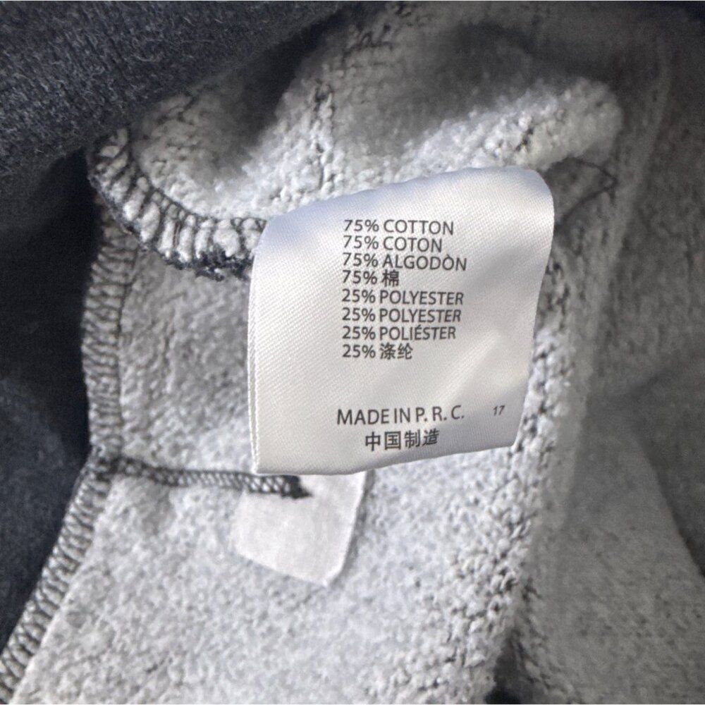 Brandy Melville Dark Gray Cropped Zip-Up Hoodie Jacket size small - Picture 5 of 5